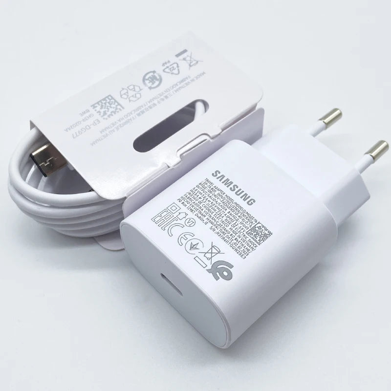 Ładowarka Samsung 25W Super Fast Charger - USB Type C PD dla Galaxy S24 S23 S22 Z Flip Fold