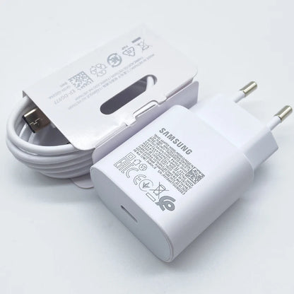 Ładowarka Samsung 25W Super Fast Charger - USB Type C PD dla Galaxy S24 S23 S22 Z Flip Fold