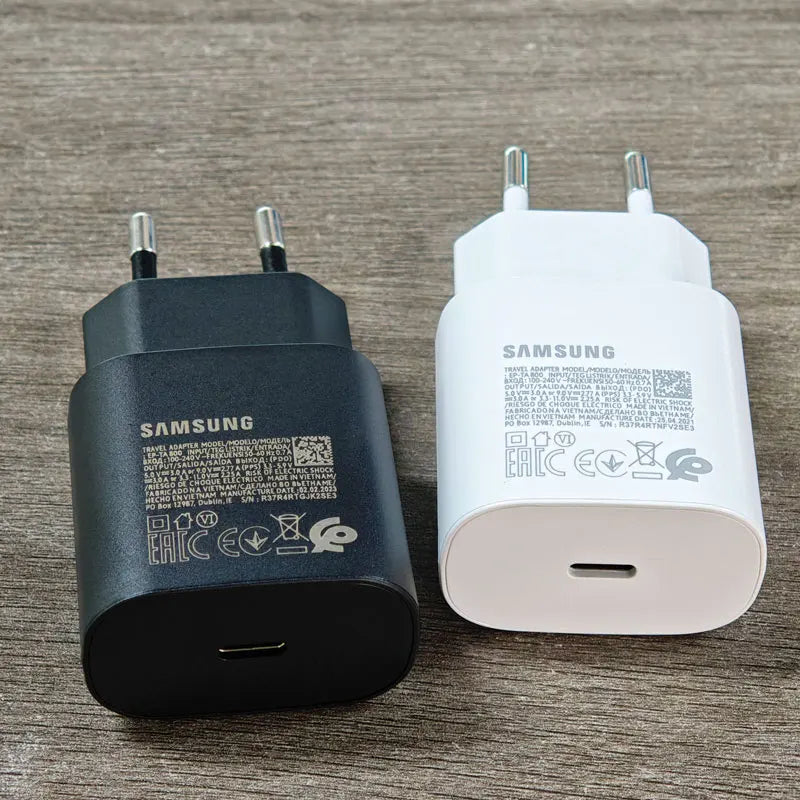 Samsung 25W Super Fast Charger PD - Galaxy A16-A56 S25 S24 S23 Z Flip Fold 7