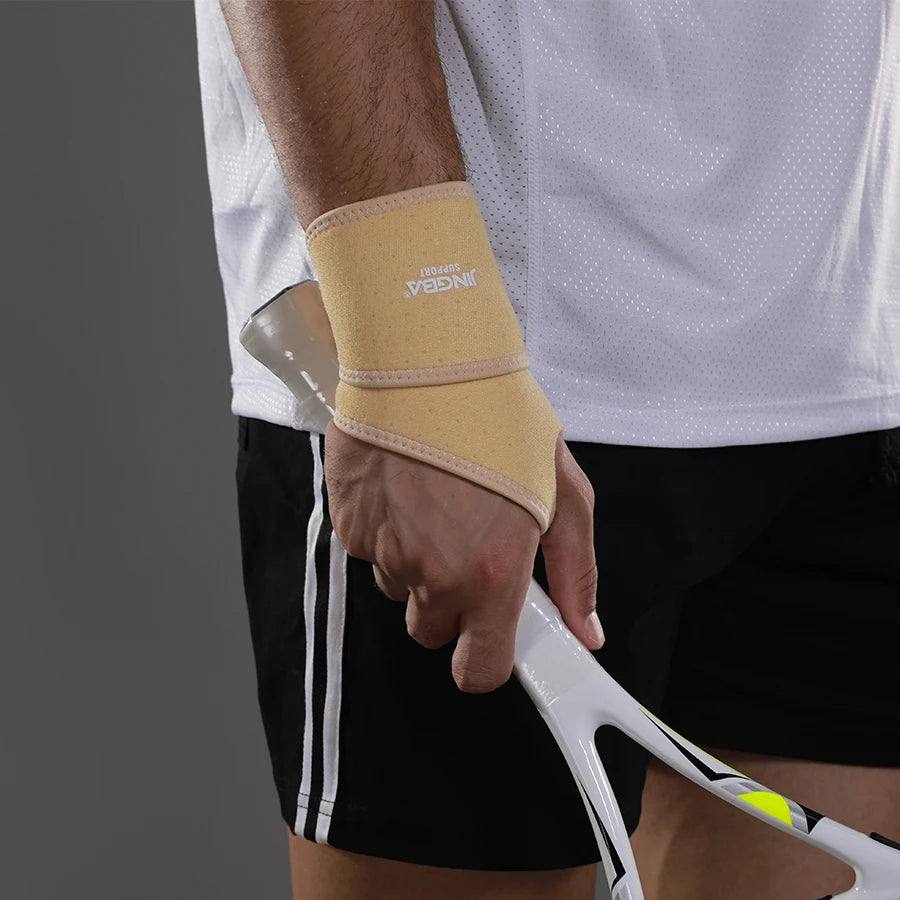 Opaska Neoprenowa na Nadgarstek - Regulowane Wsparcie do Podnoszenia Ciężarów