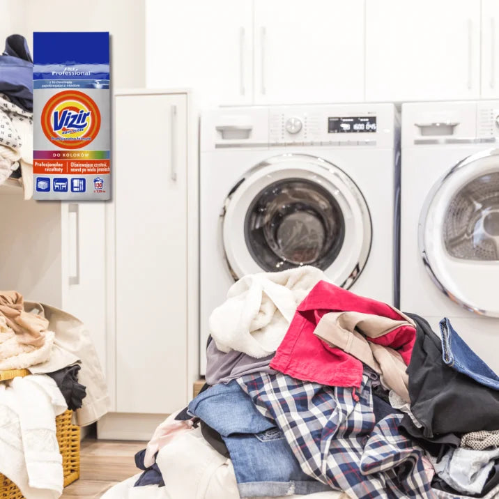 Washing powder VIZIR COLOR 7.15Kg Enough for 130 washes Effective