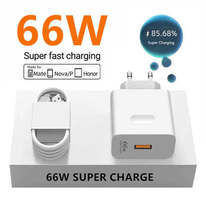 Ładowarka Huawei 66W Super Fast - Mate 40/50 P60 Nova Honor Magic Kabel 2m