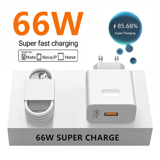 Ładowarka Huawei 66W Super Fast - Mate 40/50 P60 Nova Honor Magic Kabel 2m