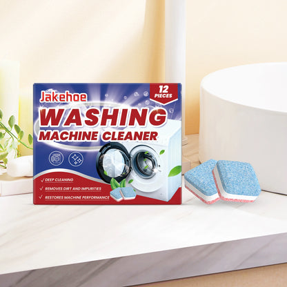 Washing Machine Cleaner Tablets Deep Dissolve Stubborn Dirt Remove Odor Inhibit Bacterial Growth Powerful Mildew Remover Cleaner