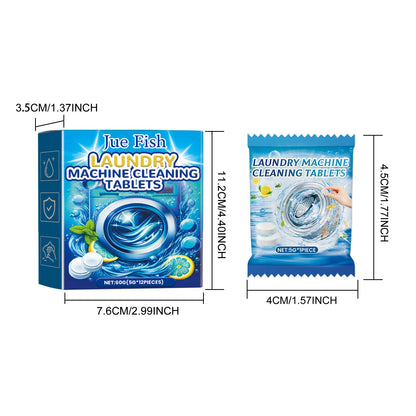 Washing Machine Cleaner Tablet Washer Deep Cleaning Tank Effervescent Descaling Machine Odor Removal Laundry Machine Clean Agent
