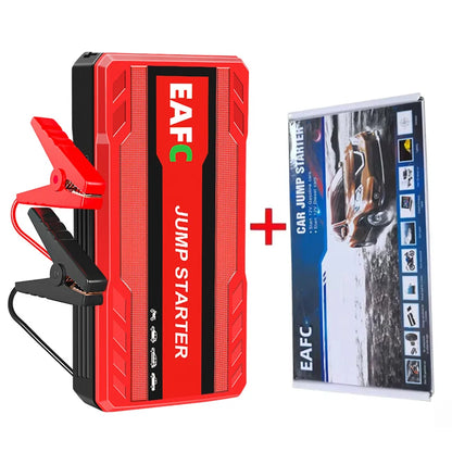 Rozrusznik Samochodowy EAFC 600A-2000A - Jump Starter Powerbank 12V Booster