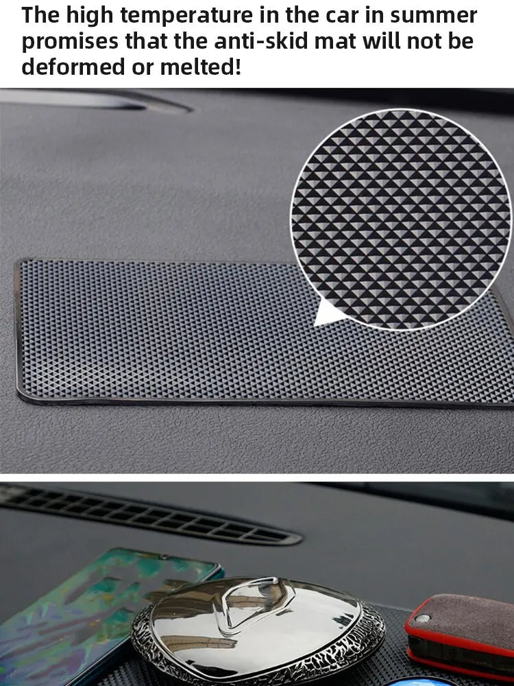 Mata Antypoślizgowa Samochodowa PVC - Żelowa Podkładka na Deskę Rozdzielczą na Telefon i Okulary