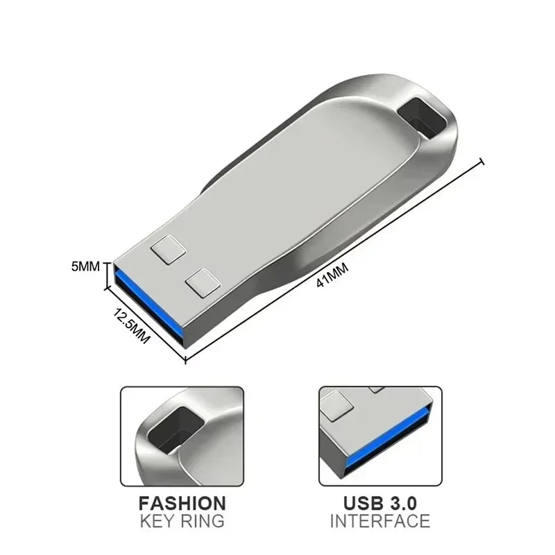 New USB Flash Drive 2TB 1TB 3.0 High-Sspeed PenDrive USB Memory Stick 512GB 256GB 128GB Waterproof Portable USB Drive 2026