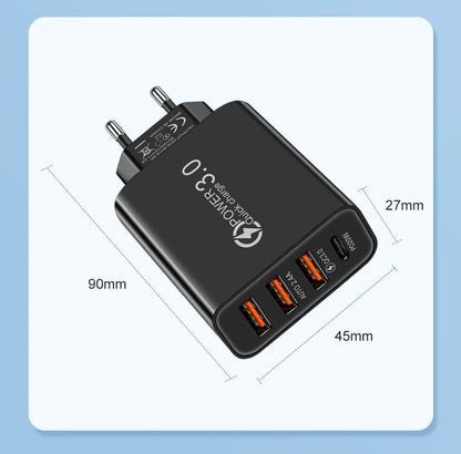 Ładowarka 20W Multi Port USB PD - Szybka Xiaomi iPhone 13 12 Samsung