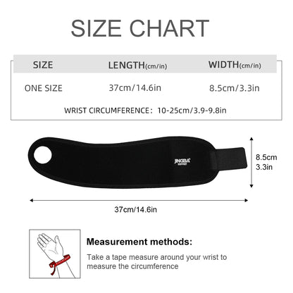 Opaska Neoprenowa na Nadgarstek - Regulowane Wsparcie do Podnoszenia Ciężarów