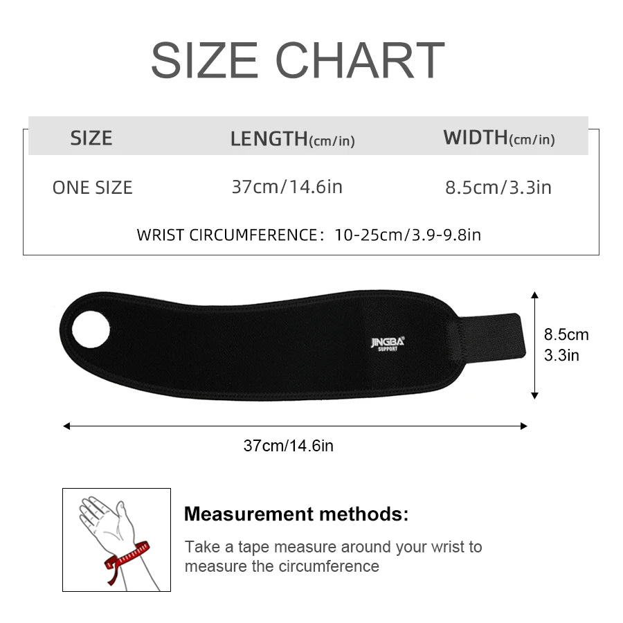 1 Piece Neoprene Breathable Adjustable Wrist Support Wraps for Weightlifting Kettlebell