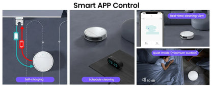 Robot Odkurzający OKP K5P 500Pa WiFi - Samoładujący