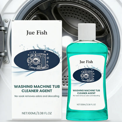 JUE FISH 100ML Washing Machine Tub Cleaner Agent Gentle on Body Clothes And Hands Eco-Friendly Cleaning Solution