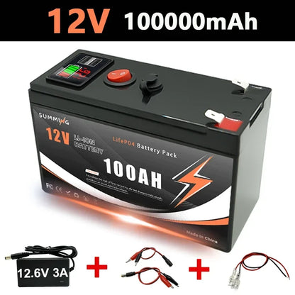 Bateria LiFePO4 12V 150Ah Litowa - 4000+ Cykli do Paneli Solarnych UPS Kajaków