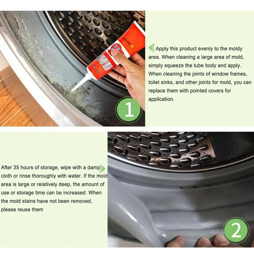 Mold Stain Remover Stain Wall Spray Cleaner Gel Household Washing Machine Cleaner Stain Cleaner Gel For Household Shower
