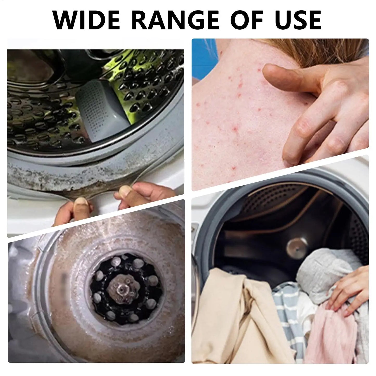 Washing Machine Cleaner Washing Machine Effervescent Stain Remover Washer Stains Cleaner For Laundry Bathroom Kitchen Sink