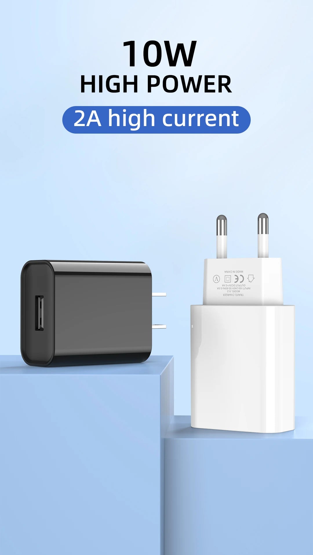 Ładowarka Sieciowa USB 15W Fast Charge - Szybkie Ładowanie iPhone Samsung