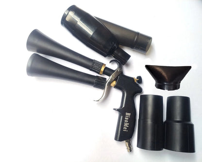 Car Interior Detailing Air Blow Tornado Gun &vacunm Gun ,Cleaning Tornador Gun Quickly Blasts Dirt and Dust