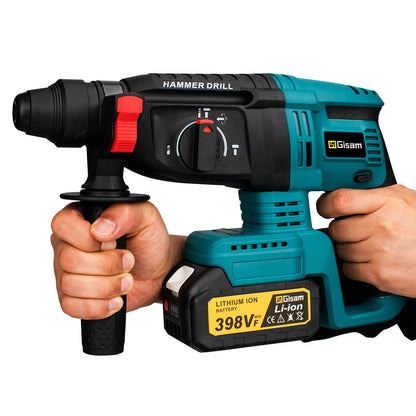 Wiertarka Udarowa Gisam 26mm Brushless - Młot Obrotowy Makita 18V Bezprzewodowa