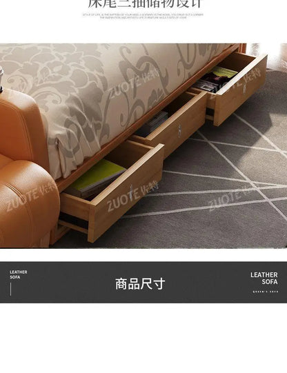 Łóżko Tatami z Projektorem 150/180x200cm - Elektryczne Smart Bed Space Capsule