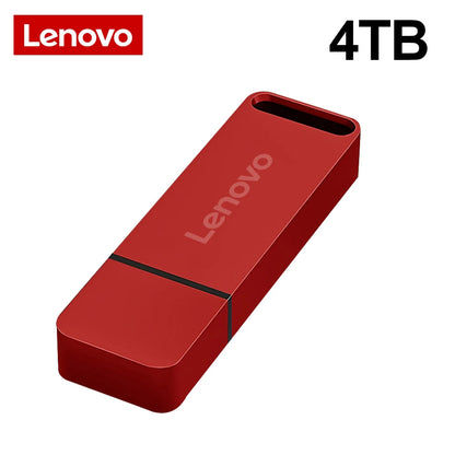 Pendrive Lenovo USB 3.0 1TB-64TB - Metalowy Szybki Transfer Wodoodporny dla PC i Laptopa