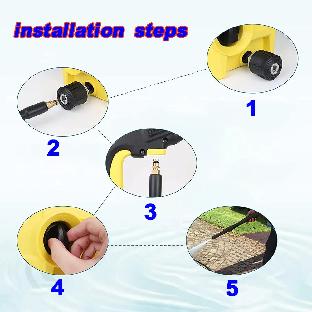 Wąż Wysokociśnieniowy Karcher K2-K7 - Adapter Złącze Pipe Connector Akcesoria