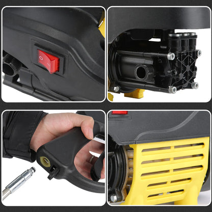 Myjka Ciśnieniowa 4800W 200Bar - Profesjonalna Przenośna Myjnia Samochodowa