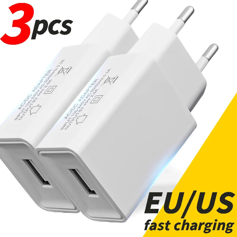 Ładowarka USB 5V 2A Universal - iPhone Samsung Xiaomi Redmi LG EU/US