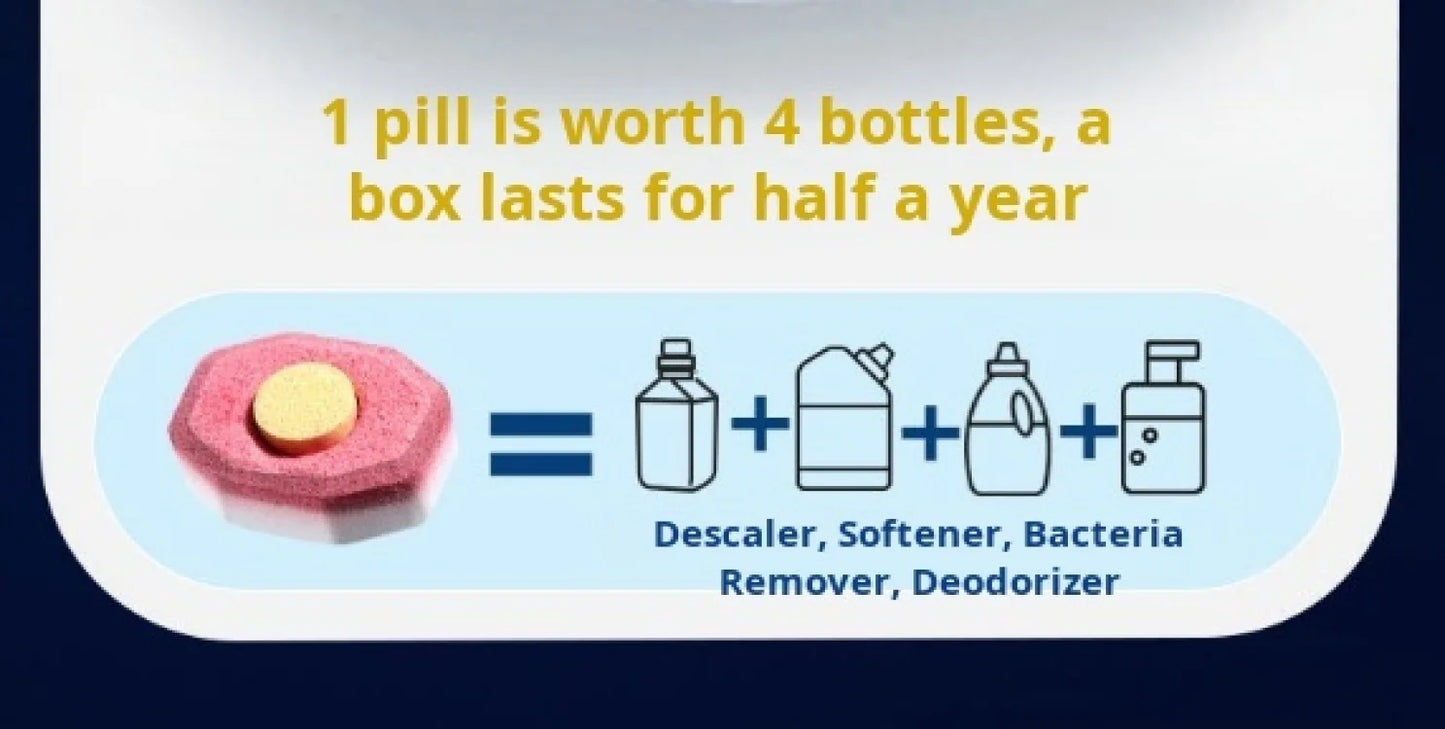 Washing Machine Cleaner Effervescent Tablets Deep Cleaning Washer Stains Detergent Laundry Tub Safe Deodorizer Household Tools