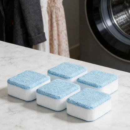 Washing Machine Cleaner 48 Pieces Safe Odor Remover Washing Machine Descaler For Odor Grime Scale Buildup Home Bathroom Laundry