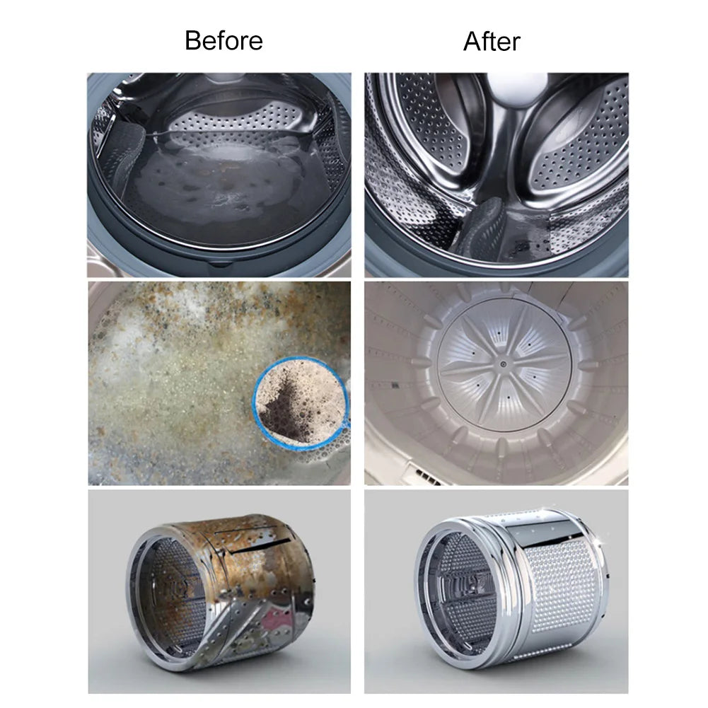 Washing Machine Cleaner Effervescent TabletsTank Cleaning Agent Drum Type Deodorant Remove Stain Detergent