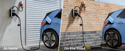 Wallbox Mobilny 11kW/22kW CEE Type 2 - Ładowarka EV 16A/32A 3-Fazy RFID WiFi