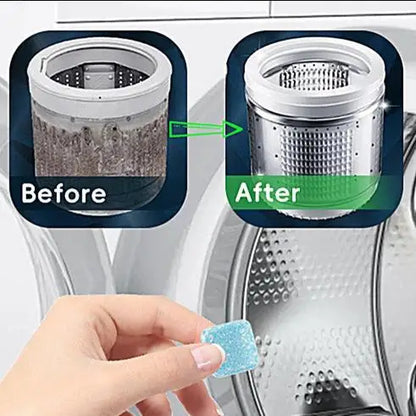 Washing Machine Cleaning Tablets 24Pcs/set Deep Cleaning Stain Remover Laundry Tub Deodorizer For Oxygen Cleaning