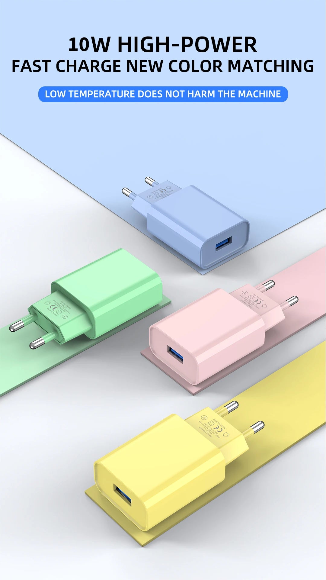 Ładowarka Sieciowa USB 15W Fast Charge - Szybkie Ładowanie iPhone Samsung