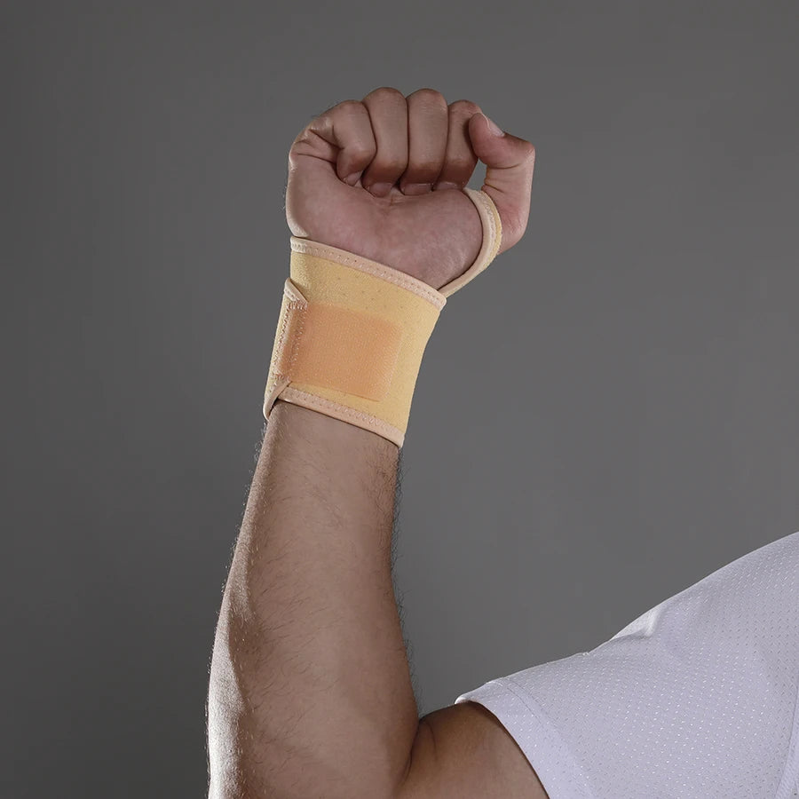 1 Piece Neoprene Breathable Adjustable Wrist Support Wraps for Weightlifting Kettlebell