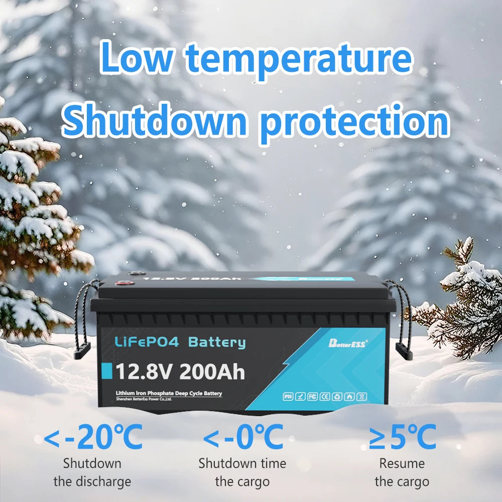 Bateria LiFePO4 12V/24V 100-400Ah - Litowa z BMS do Kamperów i Łodzi