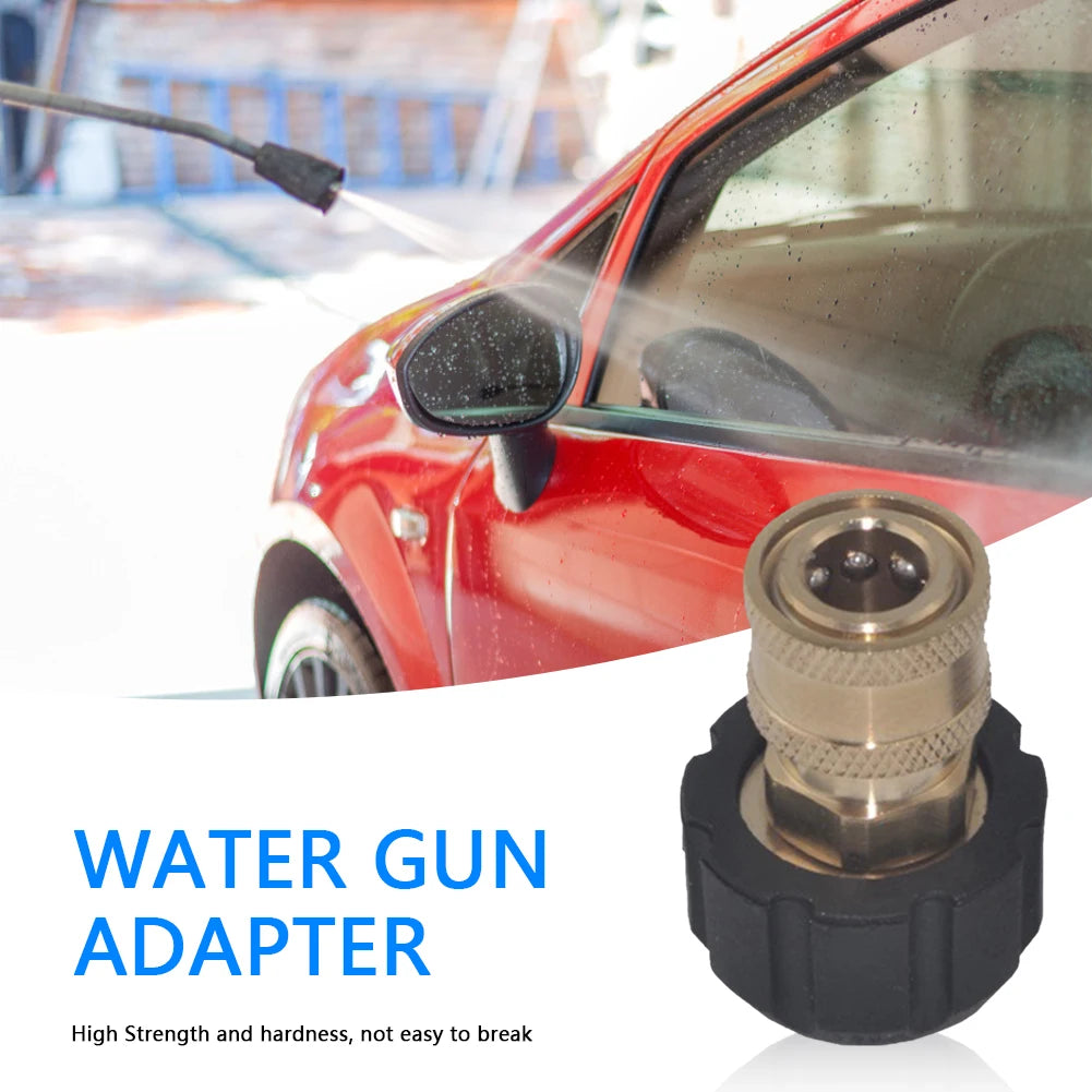 Adapter 1/4 3/8 Quick Connect Female M22 14-15mm - Pressure Washer 5000PSI Gun Adapter