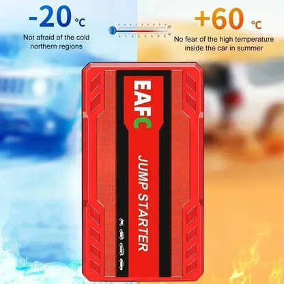 Rozrusznik Samochodowy 600A - Przenośny Powerbank Awaryjny 12V