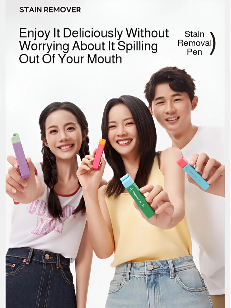 Stain Remover Pen Portable Oil Stain Remover For White Clothes No-Rinse Laundry Detergent Powder Alternative Strong