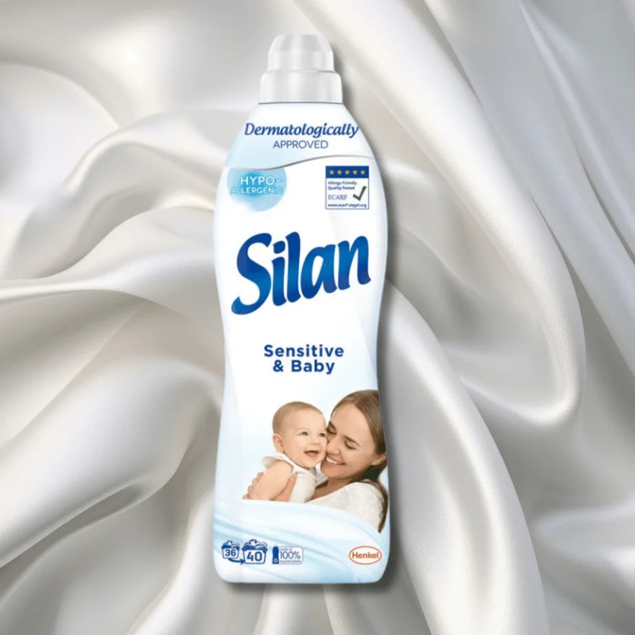 SILAN Sensitive & Baby 880ml - Płyn do Płukania Hipoalergiczny 40 Prań