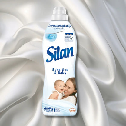 SILAN Sensitive & Baby 880ml - Płyn do Płukania Hipoalergiczny 40 Prań