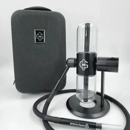 Fajka Grawitacyjna 11.4″ Metal - Podwójna Hookah Shisha z Torbą