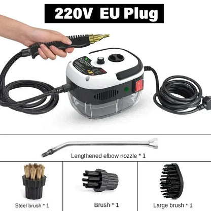 Myjka Parowa Ręczna - Steam Cleaner do Samochodu Domu Klimatyzacji Kuchni Silnika