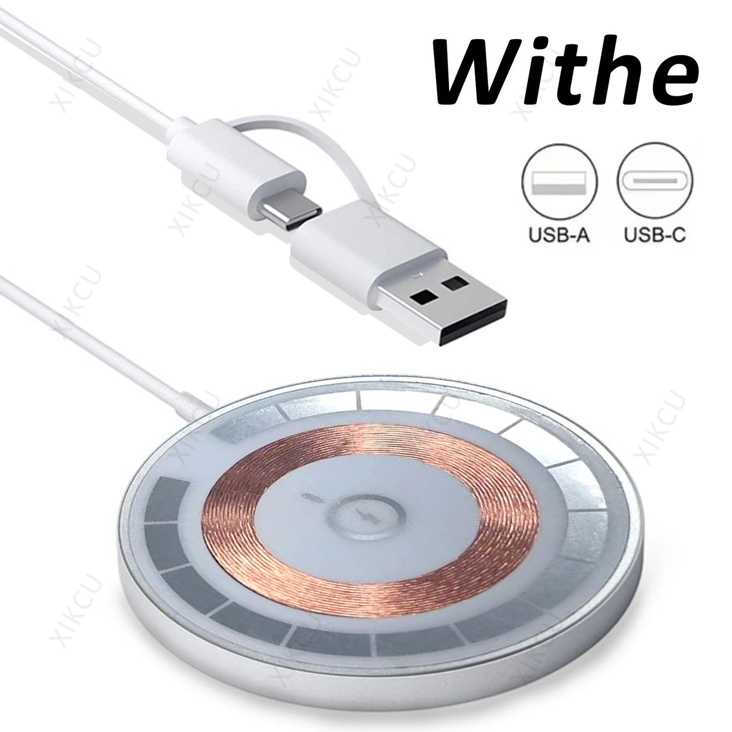 Ładowarka Magnetyczna 100W MagSafe - iPhone 16 Pro Max 15 14 13 12 Samsung AirPods