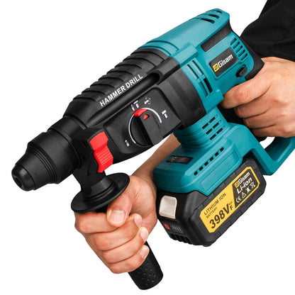 Wiertarka Udarowa Gisam 26mm Brushless - Młot Obrotowy Makita 18V Bezprzewodowa