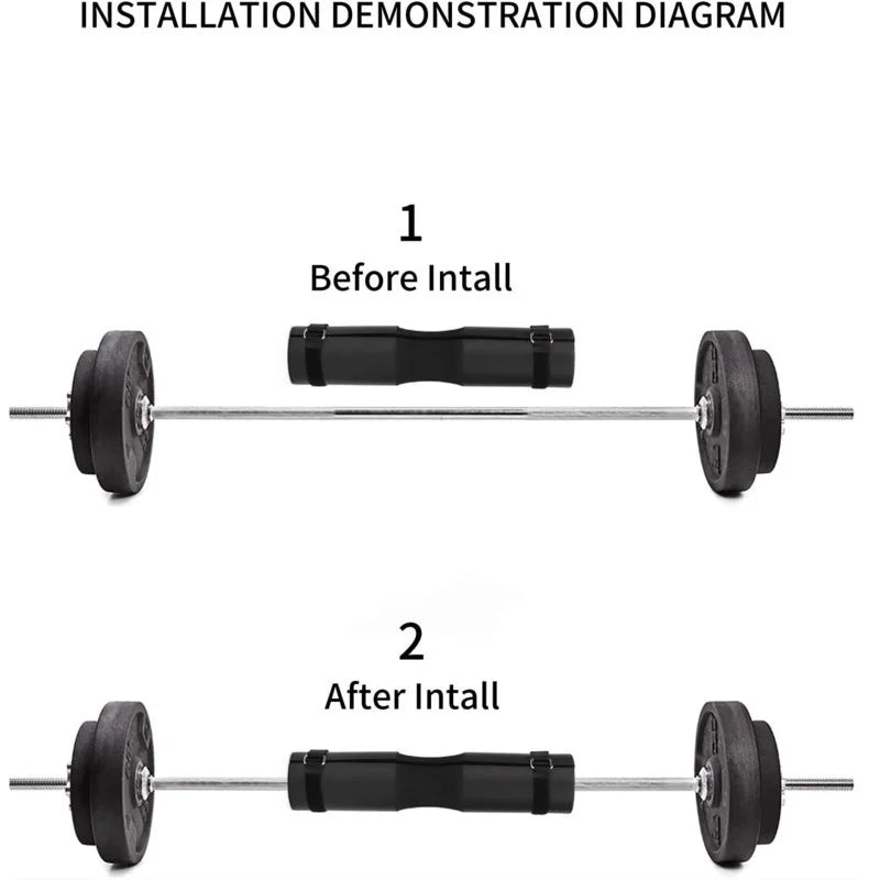 Poduszka na Sztangę do Przysiadów - Gruba Piankowa Ochrona Barków na Siłownię