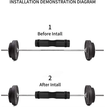 Poduszka na Sztangę do Przysiadów - Gruba Piankowa Ochrona Barków na Siłownię
