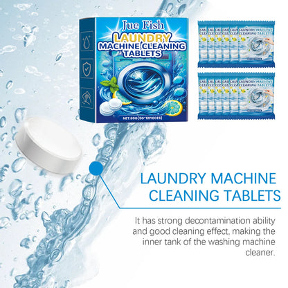Washing Machine Cleaner Tablet Washer Deep Cleaning Tank Effervescent Descaling Machine Odor Removal Laundry Machine Clean Agent