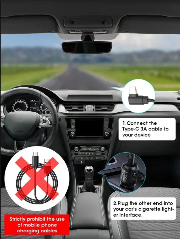 Kamera Samochodowa Dash Cam 4K UHD - DVR Night Vision WiFi GPS Parking 24H