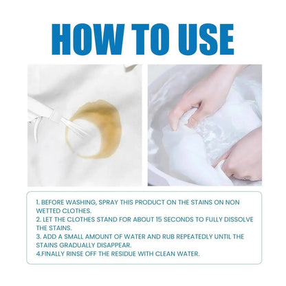 Clothes Cleaner; Laundry Detergent For Removing Stubborn Oil Stains, And Yellowing; Dry Cleaning Agent